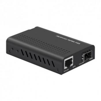 Conversor de Medios Fast Ethernet - 1x Ethernet RJ45 - 1x SFP