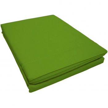 Douceur D'Intérieur  - 1640614, Sabana Lisa 2 Personas , 240 X 300 Cm , Lit Uni , Liso 57 Hilos , Verde