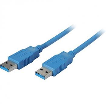 Cable USB 3.0 A/A de 1,8 m, color azul