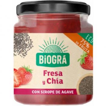 Mermelada de Fresa y Chia Bio 200g Biogra