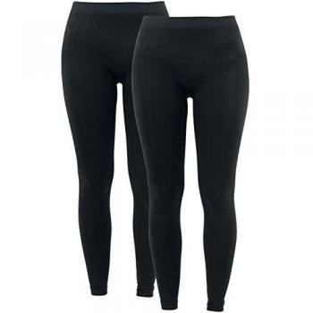 R.E.D. by EMP Built For Double Comfort Mujer Leggins Negro S, 90% Poliamida, 10% elastán, Pitillo