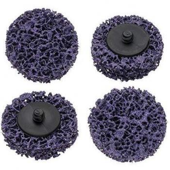 Kit de discos abrasivos HAZET 9033-11-020/4 ∙ 4 piezas ∙ Sistema de cambio rápido Roloc® ∙ Variante dura ∙ ⌀ 50,8 mm