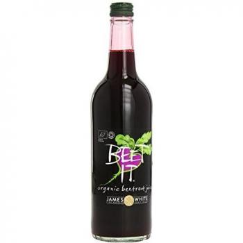 Zumo de Remolacha Ecológica 750ml - Beet It - Pack Grande en Vaso