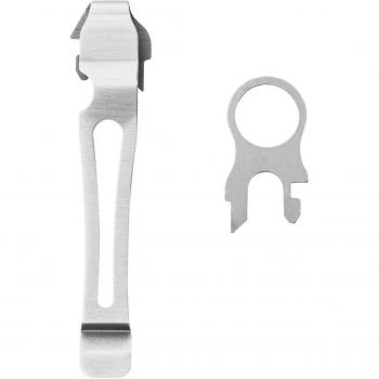 Clip de sujeción y anilla de extracción rápida, para SURGE, CHARGE y WAVE - en inox