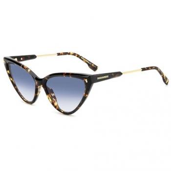 Dsquared2 Retro Glam Sunglasses, Brown female, Size: 58 MM