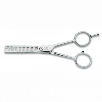 Tijera de peluquería para entresacar EN 24 de 5,5 - 3 Claveles Skool 12757