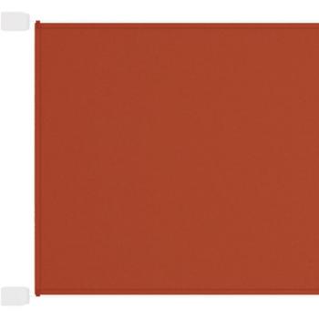Toldo vertical de tela Oxford terracota 200x270 cm