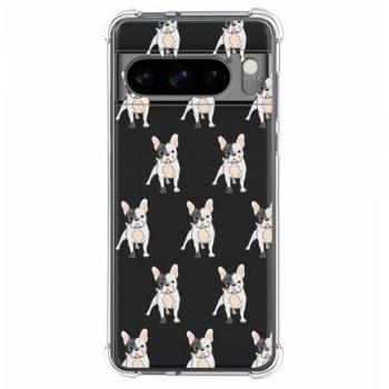 Funda Antigolpes de Silicona para Google Pixel 8 Pro 5G con Diseño de Perros 12 Dibujos