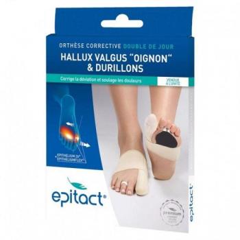 Epitact Orthèse Corrective Double Hallux Valgus Droit Taille M