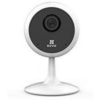 EZVIZ C1C 720p Cámara de Seguridad, 2.4 GHz WiFi Cámara de Vigilancia, Audio Bidireccional, Visión Nocturna, Monitor de Bebé, Servicio de Nube Disponible, Compatible con Alexa, IFTTT