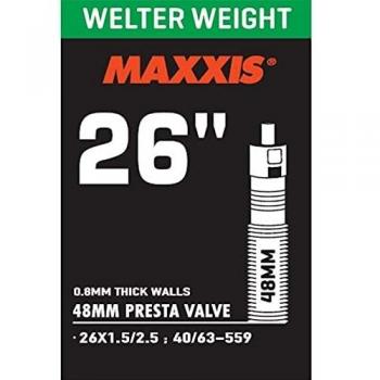 Cámara de aire bicicleta Maxxis Welter Weight 26x1.50/2.50 Válvula Presta 48mm