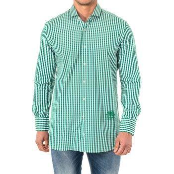 La Martina Camisa Manga Larga Hombre HMCJ06 con cuello de solapa