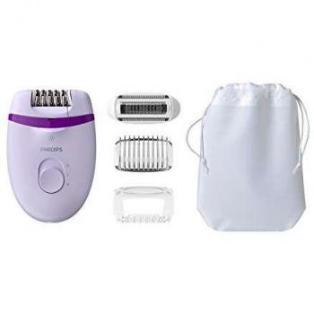 Epilador Eléctrico Compacto Philips Satinelle Essential con Luz Integrada y 4 Accesorios