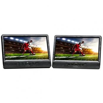 Denver MTW-1085TWIN Portable DVD Player Montado en Pared 10.1 Negro Reproductor de DVD/bluray portátiles - Reproductor portátil