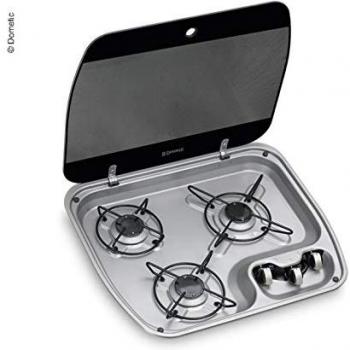 Cocina portátil Dometic Kocher HBG 3445 con encendido automático y quemadores de alta eficiencia