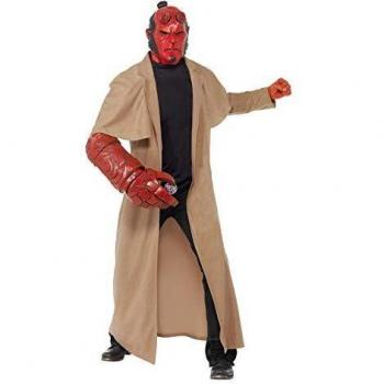 Carnaval - Disfraz de Hellboy para hombre, talla 38