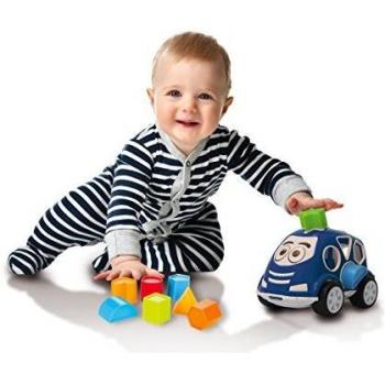 Jamara- Just Play Juego Educativo Coche con Formas, Color azul