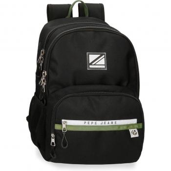 Mochila escolar Pepe Jeans Luca adaptable con dos compartimentos y diseño para niños