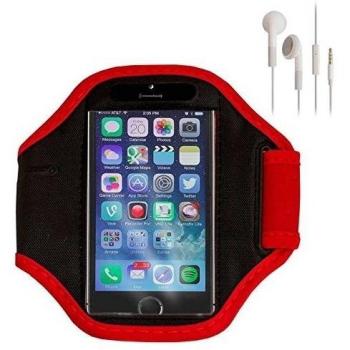 KIT BRAZALETE AURICULARES FOR APPLE IPHONE 4 G S 4G 4S MICROFONO SPORT FUNDA