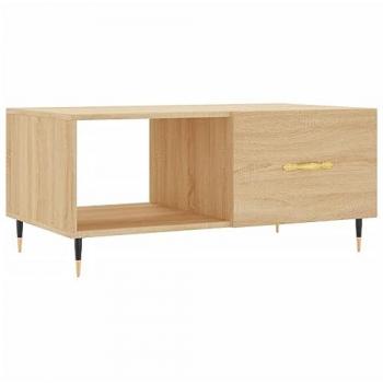 Mesa de centro madera contrachapada 90x50x40 cm color roble Sonoma