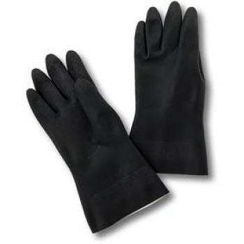GUANTE QUIMICO LATEX NEGRO FLOCADO 321C L9. JUBA