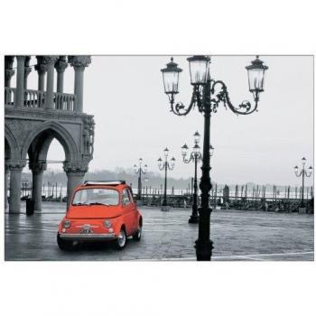 Artopweb Cinquecento 90x60 cm Panel Decorativo con Diseño 500 in Piazza San Marco, Madera, Multicolor, 90x1.8x60 cm