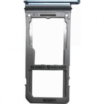 Bandeja de Reemplazo para Doble Tarjeta SIM Samsung Galaxy S8 G950F G950U (Azul)
