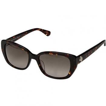 Kate Spade Kenzie/G/S Sunglasses in Havana/Brown Shaded, Female, Brown, Size: 53 MM