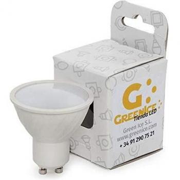 Greenice | Bombilla de LEDs 2835SMD GU10 6W 500Lm 30.000H Estuche Personalizado | Blanco Frío