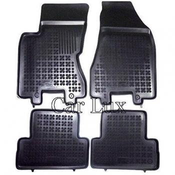 Car Lux NAR01309 - Alfombras Alfombrillas de goma a medida para Nissan X-Trail T31 3D tipo cubeta