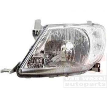 Faro Delantero H4 Derecho con Luz de Dirección para Toyota Hi-Lux 2008-2012 Van Wezel 5486962