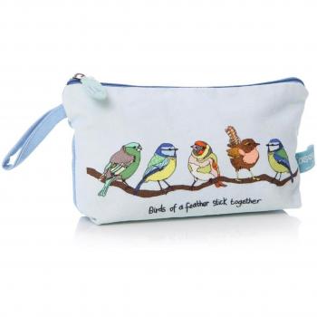 Shruti Designs - Neceser, diseño de pájaros de una pluma stick juntos 24 cm
