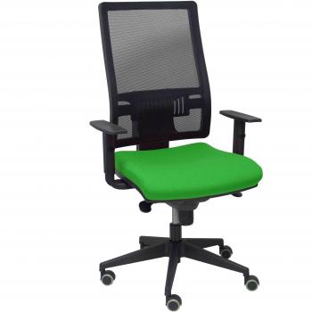 Silla de Oficina Ergonómica con Brazos y Soporte Lumbar Regulables