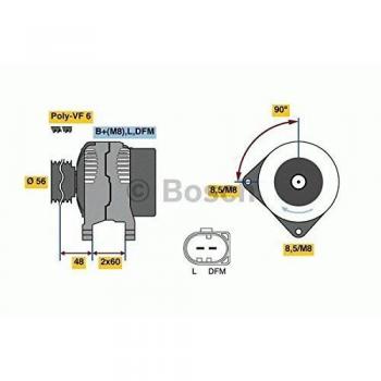 Alternador BOSCH 0 986 081 230