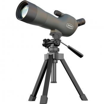 ECOOPRO GOMU 20-60x60AE Spotting Scope, 45 grados en ángulo del ocular, a prueba de agua ya prueba de niebla, con el trípode para actividades al aire libre, deportivas Óptica zoom 36-19m / 1000m