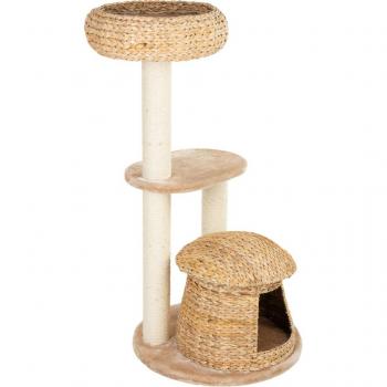 Rascador para gatos Banana Leaf Bali - Beige, Altura 112 cm, Diseño Natural