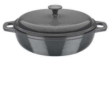 Cocotte de Hierro Fundido GSW Grey Shadow 30 cm, 4.5 L, Inducción, Gris
