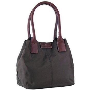 Tom Tailor Acc MIRI Shopper klein, beige 10726 29 - Bolso de asas de nailon para mujer, color marrón, talla 23x23x12 cm