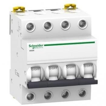 Interruptor Automático Schneider Electric 3 Polos + Neutro 63A Profesional IK60N C