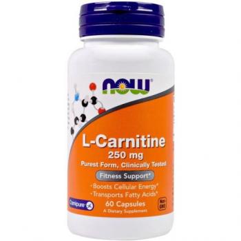 Now Foods L-Carnitine 250 mg 60 Capsules