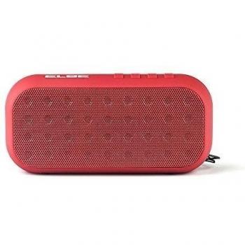 Elbe ALT-903-R - Altavoz multifunción, con lector SD, USB y radio FM, color rojo
