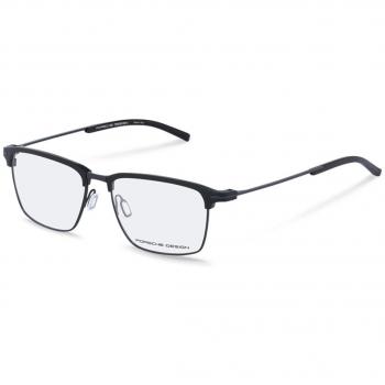 Porsche Design P8380 A 55mm Black Men's Prescription Eyeglasses with Blue Light Block Available