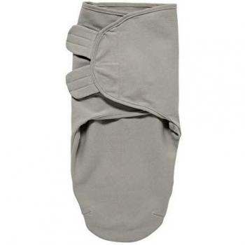 Saco de Puck Meyco Uni Gris (100% algodón, suave, transpirable, ideal para bebés de 4-6 meses)