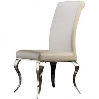 Schuller 792538 Baroque-Silla de Acero Blanco, 48 x 67 x 103 cm.