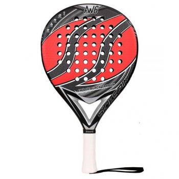 Pala de pádel Side Spin AW6 3K Full Carbon, fibra de carbono 3K, acabado mate, diseño aerodinámico, núcleo de goma EVA de alta densidad, balance medio y control optimizado