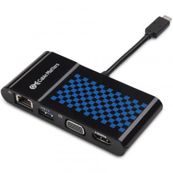 Cable Matters USB-C to HDMI / VGA / Ethernet / USB Adaptador multipuerto