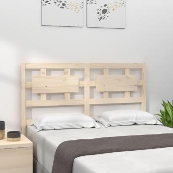Cabecero de cama de madera maciza de pino 165,5x4x100 cm