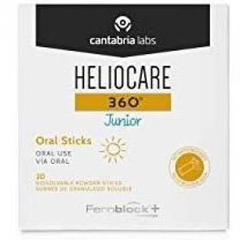 Heliocare 360º Junior Oral Sticks 20 Units