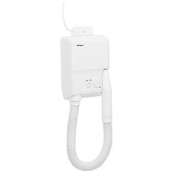 Secador de pelo de pared 700 W Blanco con conexión para máquina de afeitar