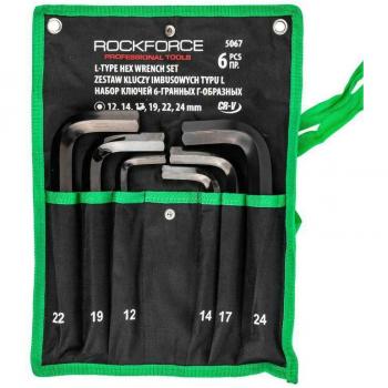 Juego de llaves Allen Rockforce 6 piezas 12-24mm